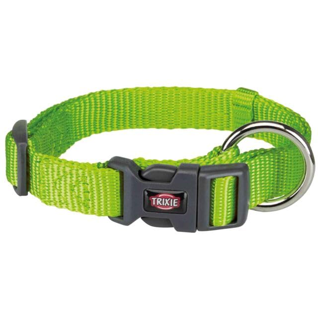Trixie Nylon Premium Dog Collar Belt, Stylish Design, Adjustable Webbing Tape, Strain Relief, With Leash Connector, Pet Neck Col