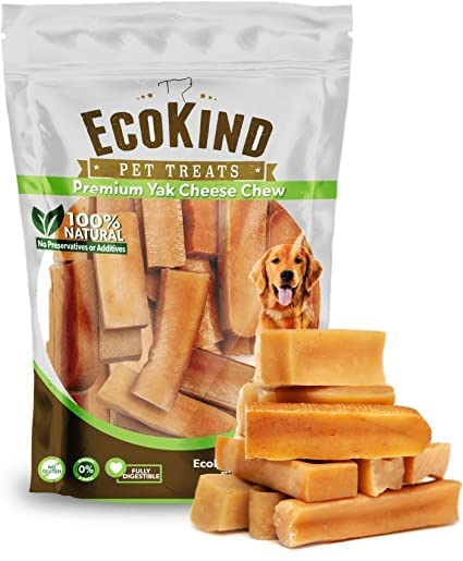EcoKind Premium Gold Yak Cheese Himalayan Dog Chews, Healthy Dog Treats for Small Dogs, All Natural, High Protein Dog Chew, Chee