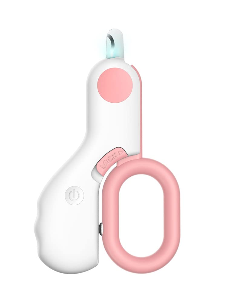 Small Animals Nail Clippers With Led Lights To Avoid Excessive Cutting And Razor Sharp Blades - Professional Claw Trimmer For Ti