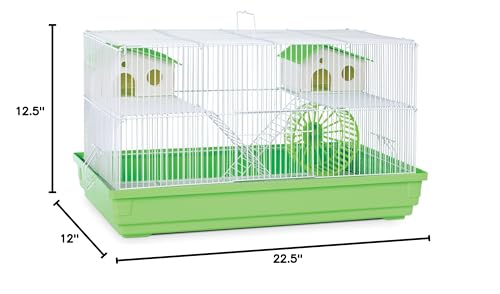 Deluxe Hamster & Gerbil Cage - Lime Green