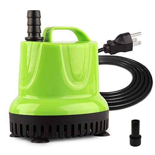 FREESEA Submersible Water Pump 160 GPH, 12W for Aquarium & Pond, Black, Model FR-PPU12-29