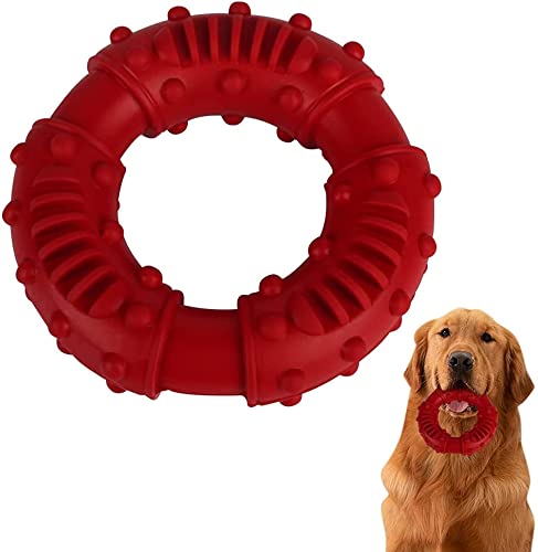 Kutkut Ultra Durable Dog Chew Toys,Toughest Natural Rubber, Texture Nub Dog Toys For Aggressive Chewers Large Dogs Puppy Teethin