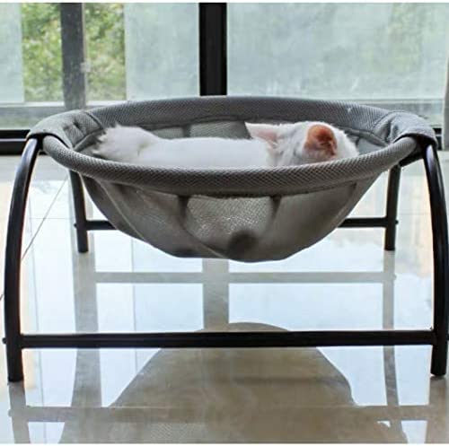 Junspow Cat Bed Dedicated Replacement Net Cover Soft Durable Breathability (Grey)