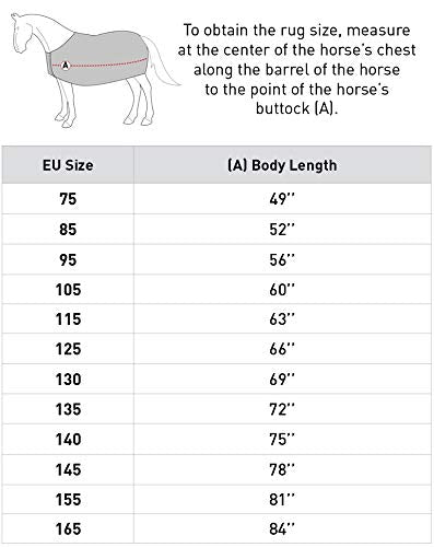 HORZE Nevada 1200D Lightweight Waterproof Horse Turnout Rain Sheet (No Fill) - Black - 78 in