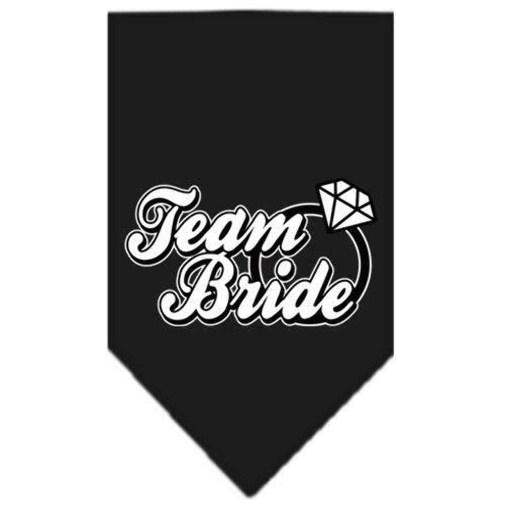 Mirage Pet Products Team Bride Screen Print Bandana, Small, White