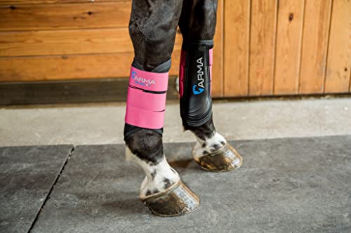 Shires Arma Air Motion Brushing Boots (Raspberry, Full)