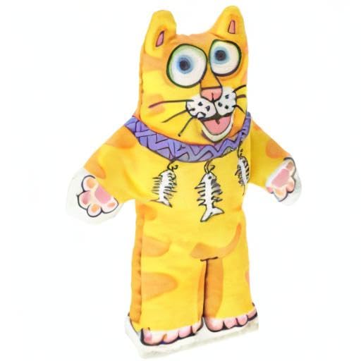 Doskocil Fat Cat Classic Kitten Toy, Multi Color, 1 Count, Plastic, Model 650144
