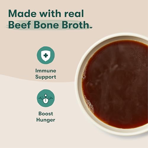 Jinx Kibble Sauce for Dogs - Premium Dog Food Kibble Topper Sauce & Flavor Booster Made with Beef Bone Broth - All-Natural Ingre
