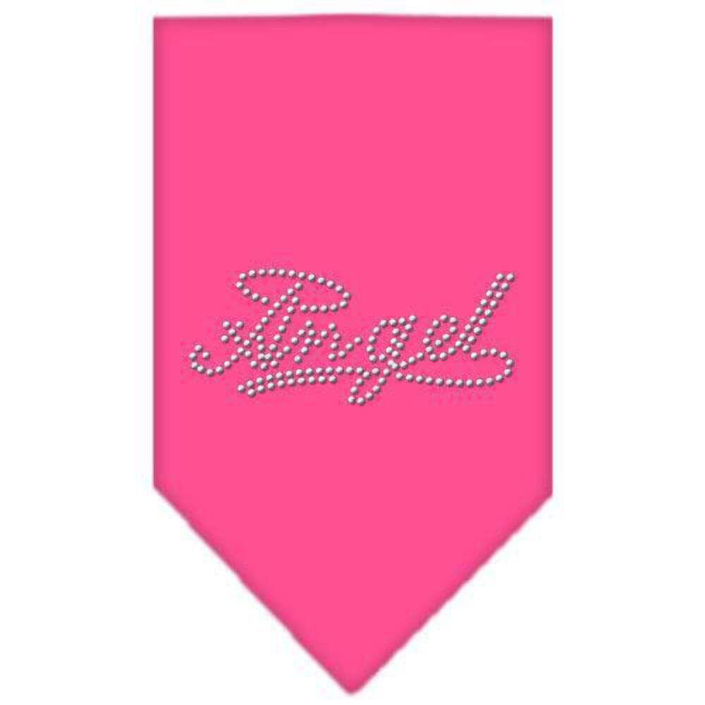 Mirage Pet Products Angel Rhinestone Bandana, Large, Purple
