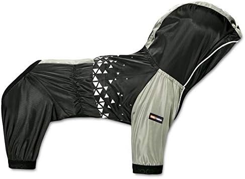 Dog Helios Vortex Full Bodied Waterproof Windbreaker Dog Jacket Medium/Black