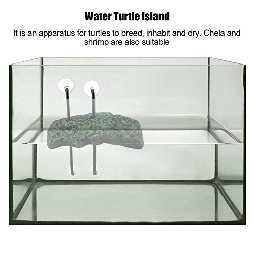Hffheer Turtle Basking Platform Pu Foam Fish Tank Floating Island Floating Turtle Pier Reptile Ramp Platform Terrapin Dock Float