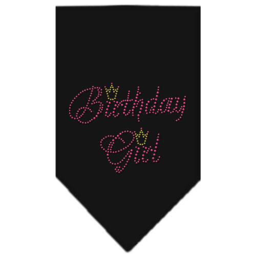 Mirage Pet Products Birthday Girl Rhinestone Bandana, Small, Purple