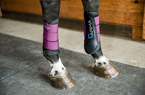 Shires ARMA Air Motion Brushing Boots (Plum, Small Pony)