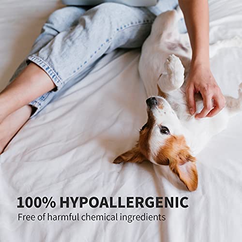 HYPONIC Hypoallergenic Dog Shampoo - Deodorizing & Detangling, Unscented, 10.1 oz, Suitable for All Breeds, Sensitive Skin