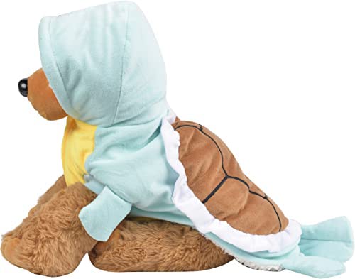 Dog Cat Halloween Costumes - Pet Turtle Cosplay Clothes, Adorable Flannel Tortoise Puppy Pajama Outfit, Soft Velvet Christmas Doggie Hoodies, Funny Fleece Sweater For Small Medium Large Dogs, Xx-Small