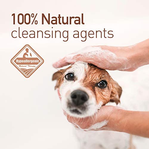HYPONIC Hypoallergenic Dog Shampoo - Deodorizing & Detangling, Unscented, 10.1 oz, Suitable for All Breeds, Sensitive Skin
