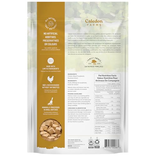 Caledon Farms Chicken Morsels Dog Treats: 125G/4.4OZ