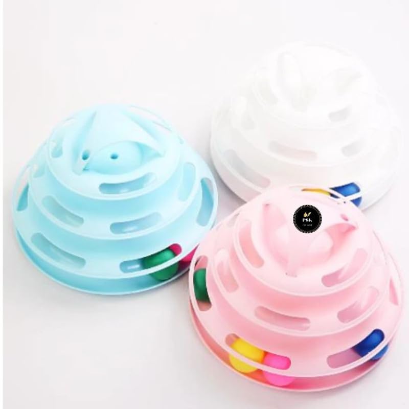 Psk Pet Mart Interactive Pet Toys With 4 Colorful Catnip Flash Balls Suitable For Kittens Chase Healthy Physical Exercise