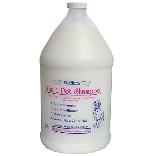 Minksheen Pet Shampoo - 128 oz Dog Shampoo for Clean, Shiny Fur