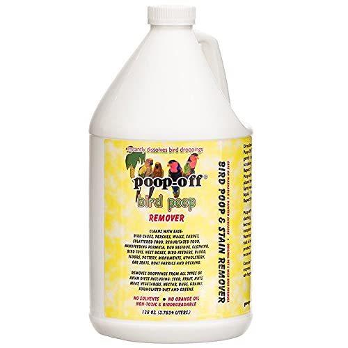 PoopOff Bird Poop Remover 1 Gallon  Pack of 2