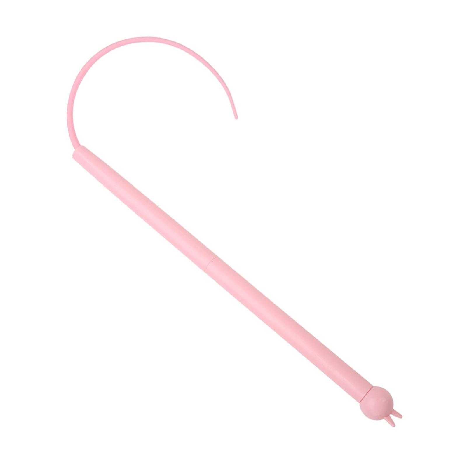 Myaddiction Cat Teaser Stick Funny Portable Cat Toy For Training Exercising Playing Pink