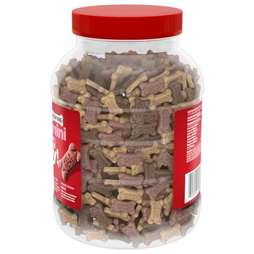 Milk-Bone Minis Flavor Snacks Dog Treats, 36 Ounce Crunchy Texture Helps Reduce Tartar