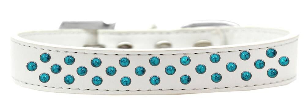 Dog, Puppy & Pet Fashion Collar, Southwest Turquoise Pearl Rimsets Sprinkles Black 12