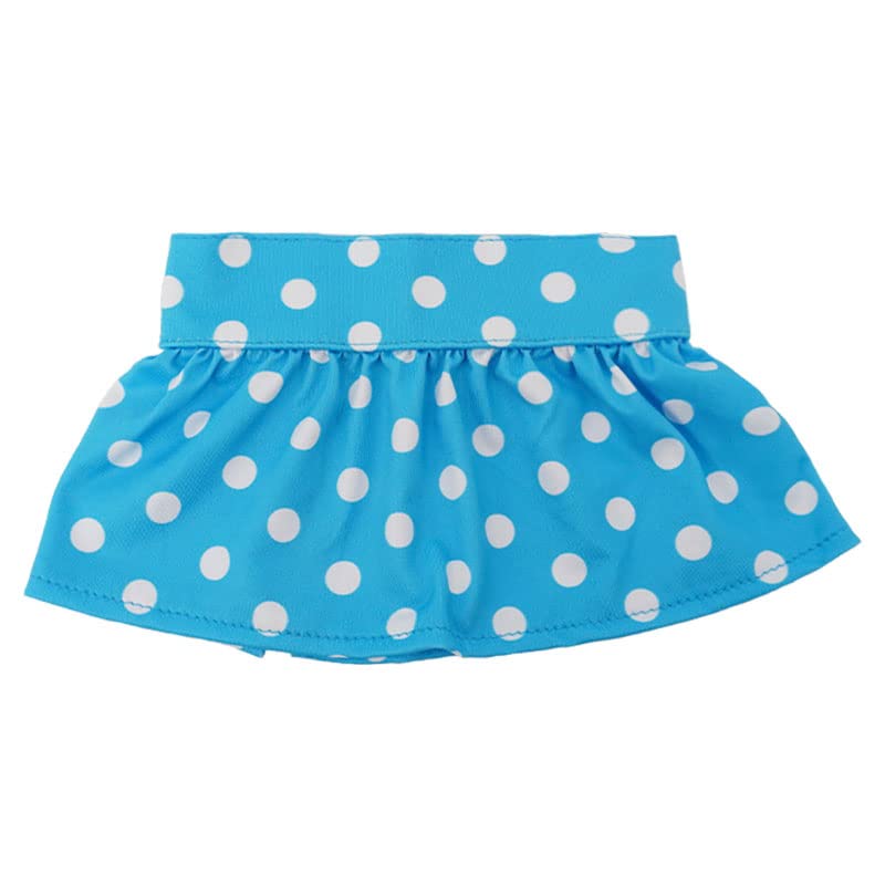 Dog Bikini Swimsuit Doggie Bathing Dress Puppy Beach Clothes For Puppy Kitten(Blue,Medium)