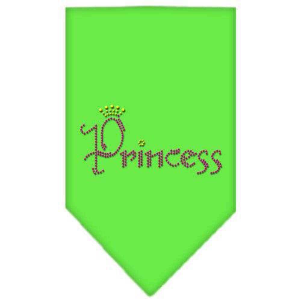 Mirage Pet Products Princess Rhinestone Bandana, Large, Cocoa