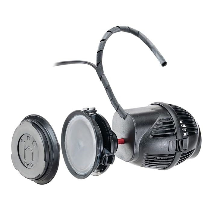 Hydor Koralia Evolution Wave Pump 1400-1500 GPH, Black, Model P29501, Cotton Material