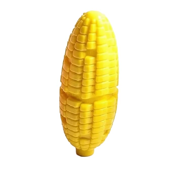 Petz R Us Pet Chew Corn Chew Toy For Dogs  Fun & Interactive Exercise Play Toy For Chewing, Teething, And Dental HealthYellow