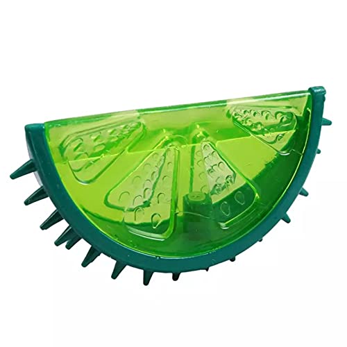 Kutkut Freezable Pet Teether Cooling Chew Toy|Summer Fruit Lemon Design Durable BiteResistant Dog Ice Chewing Toy For Dogs Teet