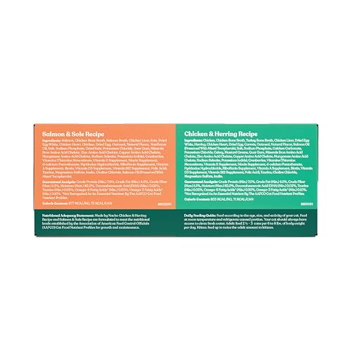 Made by Nacho Premium Minced Wet Canned Cat Food with Hydrating Bone Broth 3.0oz (Variety Pack (12 Count) - Chicken and Herring,