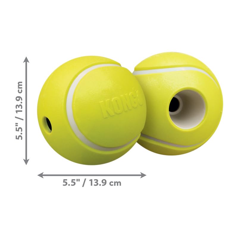 KONG Company 38703435: Rewards Tennis Treat Dispenser Dog Toy, Lg