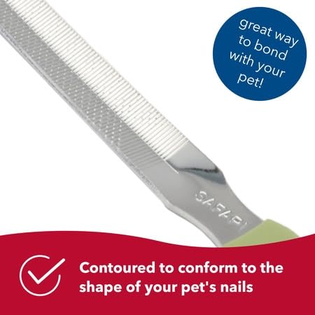 Coastal Pet Safari Dog Nail File - Ensure A Smooth Finish After Cutting - Remove Burs From Outdoor & Indoor Dogs - One Size