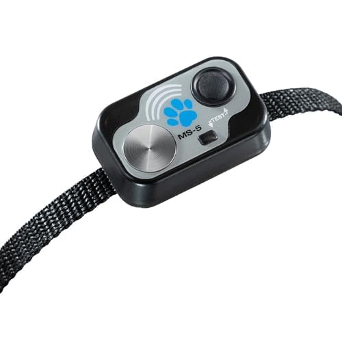 High Tech Pet Micro Sonic 5 Water-Resistant Collar, XL, Black, Nylon, Model MS-5