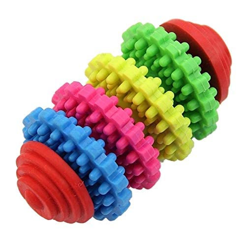 Psk Pet Mart Pet Chew Spike Ring Toy Dog Puppy Dental Teething Healthy Molar Teeth Gums BiteResistant Colorful Natural Rubber T