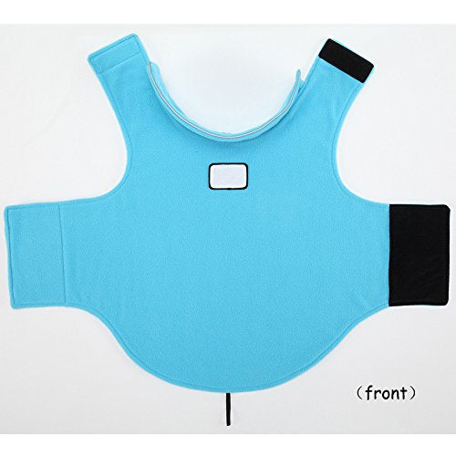 Creation Core Windproof Plush with Sport Vest Dog Clothes Night Reflective Jacket Pet Keep Warm Jacket No Pull No Choke Design E