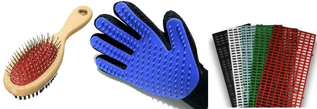 Penta Paws Comb Pack 2 In 1 Pet Grooming Accessories, Massaging And Deshedding For Dogs & Cats And Pet Plastic I Flooring Mat |F