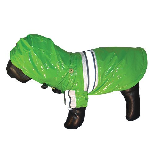 Pet Life Reflecta Glow PVC Raincoat