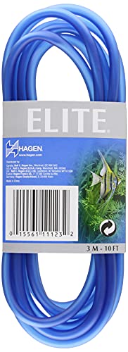 Elite Silicone Airline Tubing For Aquarium, 10-Feet, Blue
