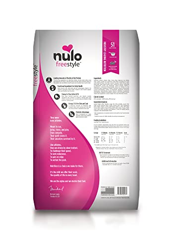 Nulo Freestyle High Protein Cat & Kitten Food, Chicken & Cod Recipe - Natural Grain-Free Dry Cat Food with Omega Fatty Acids & P
