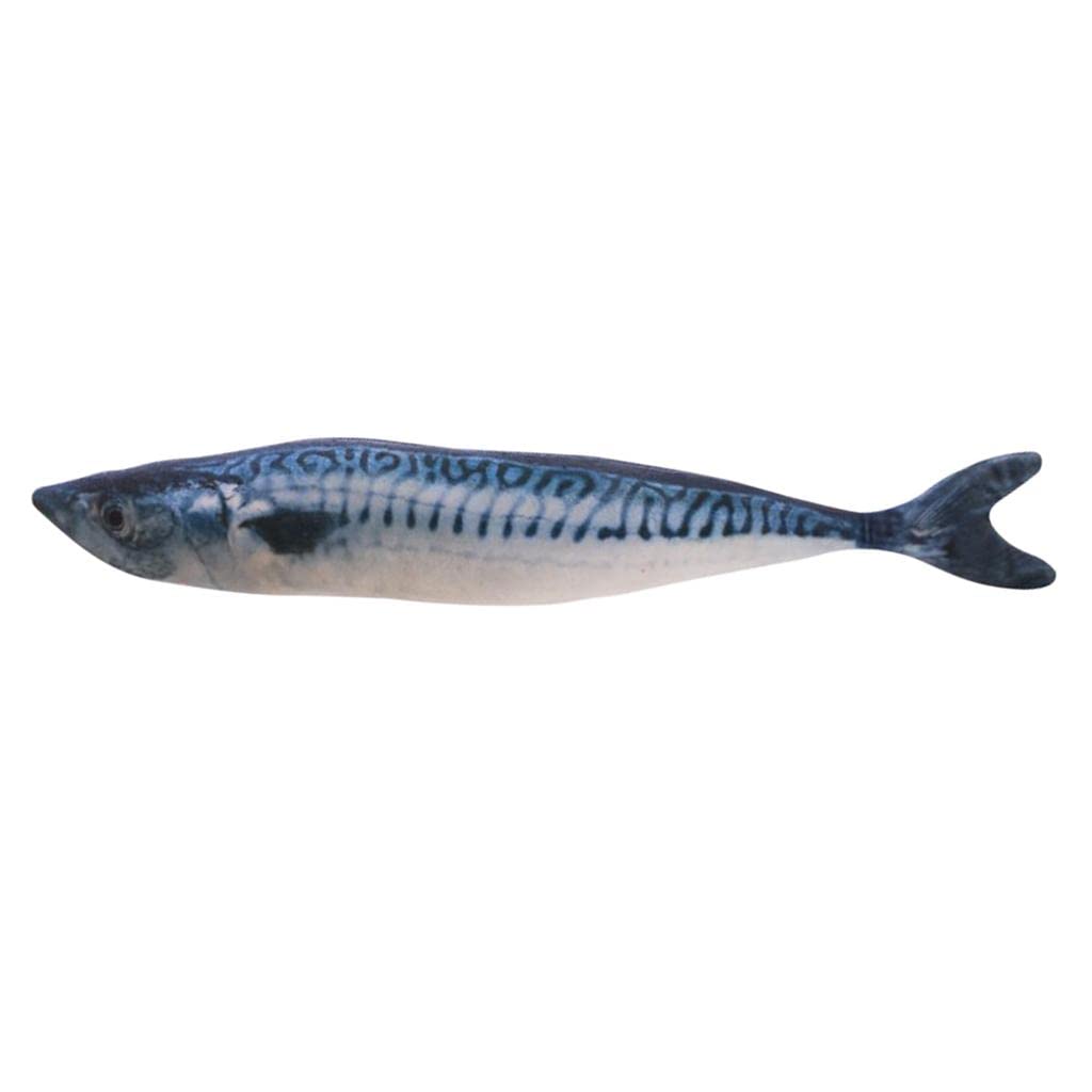 Myaddiction Cat Wagging Fish Realistic Plush Toy Simulation Catnip Gift Style_E