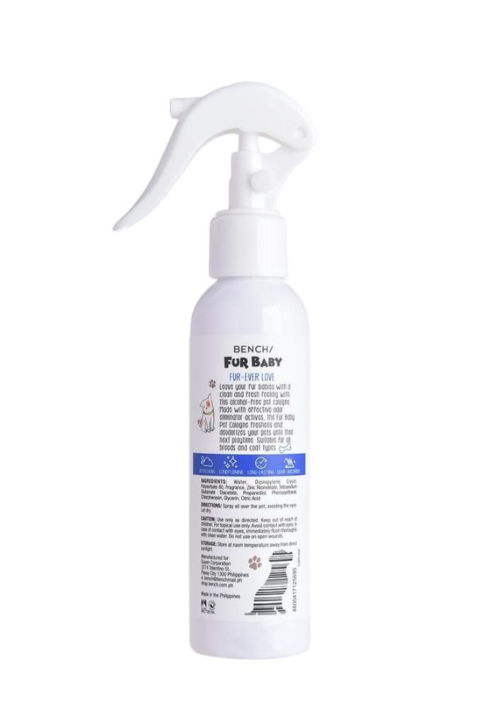 Bench Pet Cologne - Aromatic Floral Fougere, 140 ml (4.7 Fl Oz) - Model CQP0140A