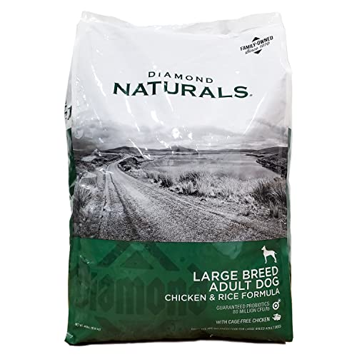 Diamond Naturals Dry Dog Food, Large Breed Chicken Formula, 40 lb Bag, Model 838_40_DBD