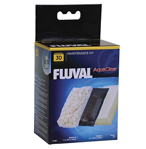 Fluval AquaClear 30/150 Maintenance Kit - Essential Black Accessories for Optimal Aquarium Care