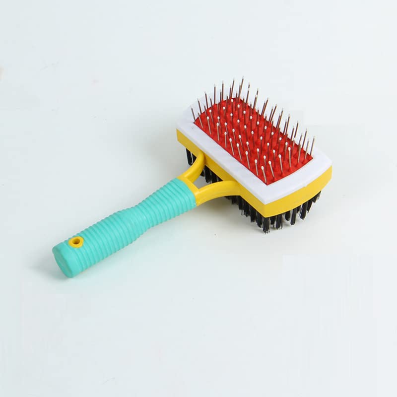 Cozy Puppies Dog Brush & Cat Brush, Pet Grooming Comb, 2 Sided Bristle & Pin for Long & Short Hair Dog, Removing Shedding Hair
