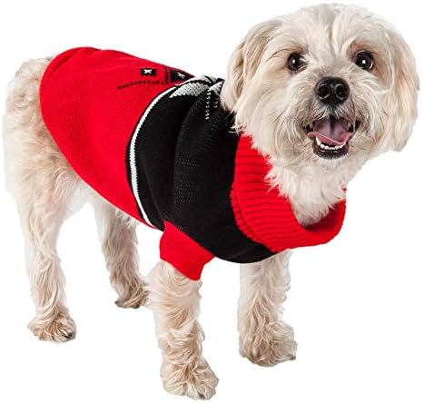 Snow Flake Cableknit Ribbed Fashion Turtle Neck Dog Sweater