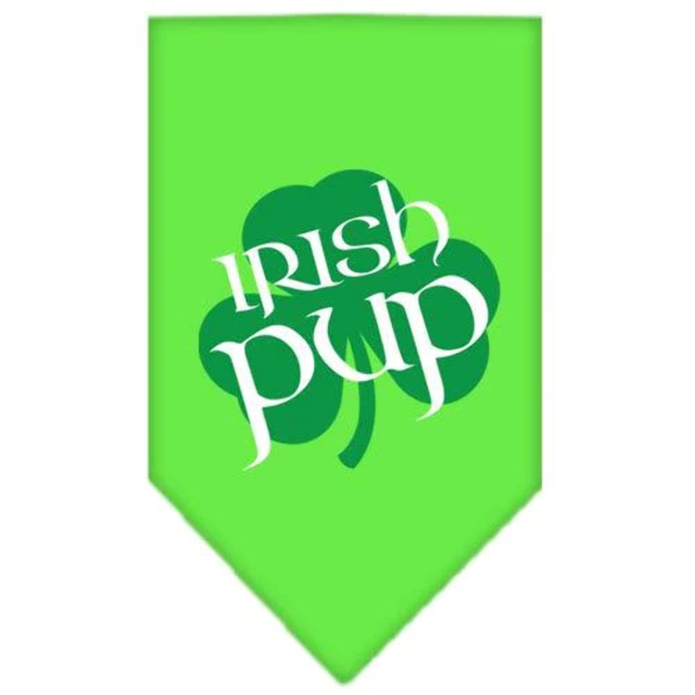 Mirage Pet Products Irish Pup Screen Print Bandana, Small, Cocoa