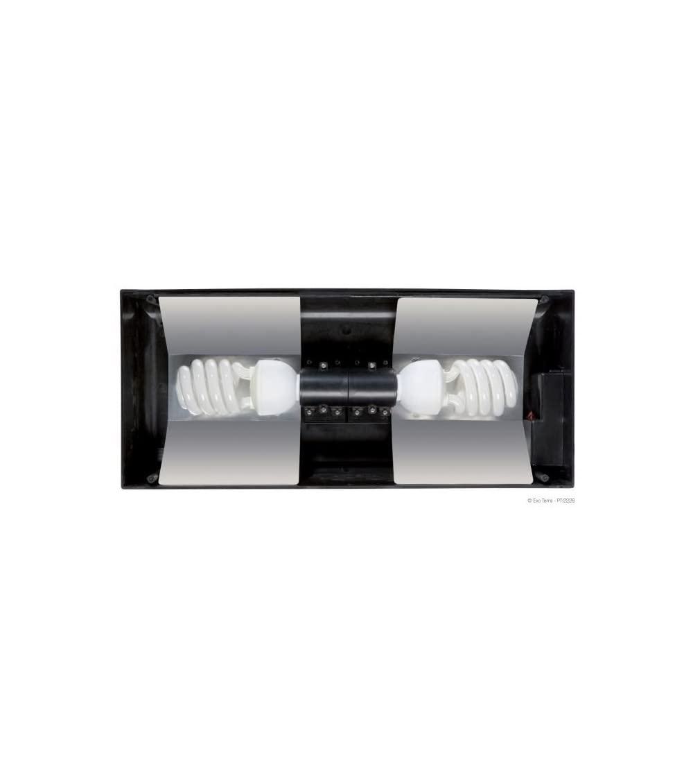 Exo Terra Compact Incandescent Fixture For Pt2605/Pt2607 - 45 Cm,Black